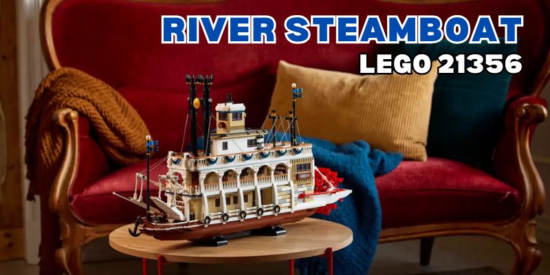 New from LEGO Ideas: River Steamboat (21356)
