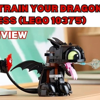 Build Review of LEGO Icons How to Train Your Dragon - Toothless (10375)