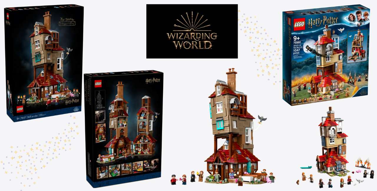 LEGO Has Renovated The Weasleys' Burrow (76437) -  September 2024 Release Date