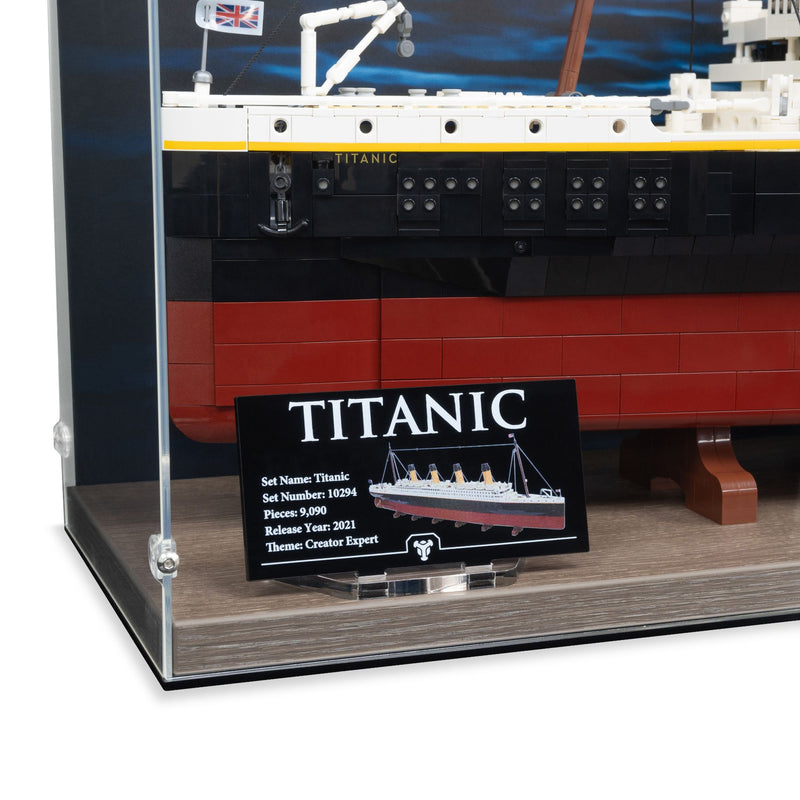 Titanic Display Case for LEGO 10294