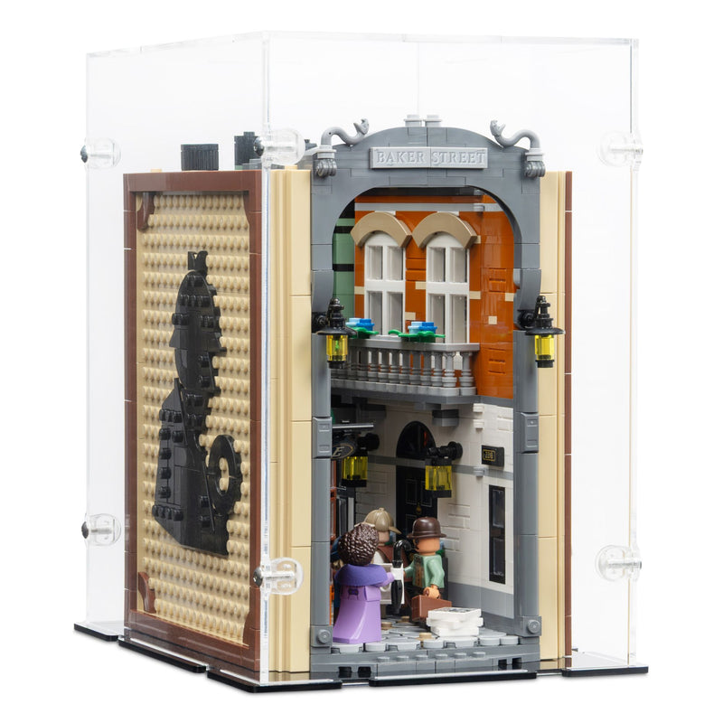 Sherlock Holmes: Book Nook Display Case for LEGO 10351 (Closed)
