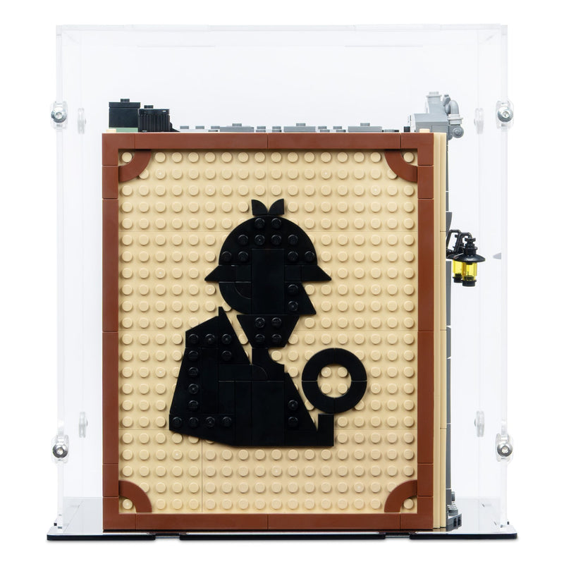 Sherlock Holmes: Book Nook Display Case for LEGO 10351 (Closed)