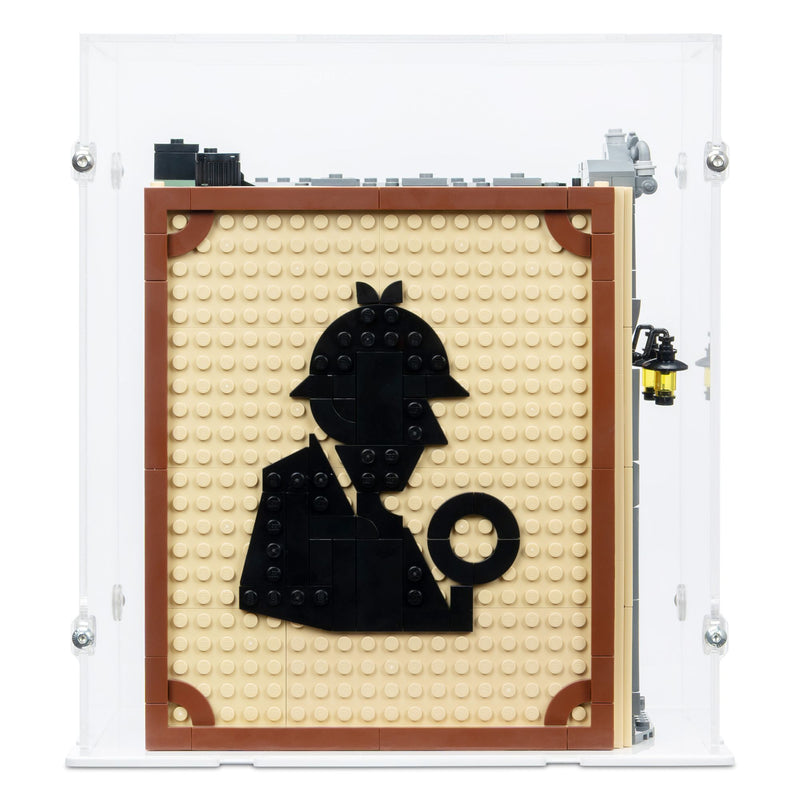 Sherlock Holmes: Book Nook Display Case for LEGO 10351 (Closed)