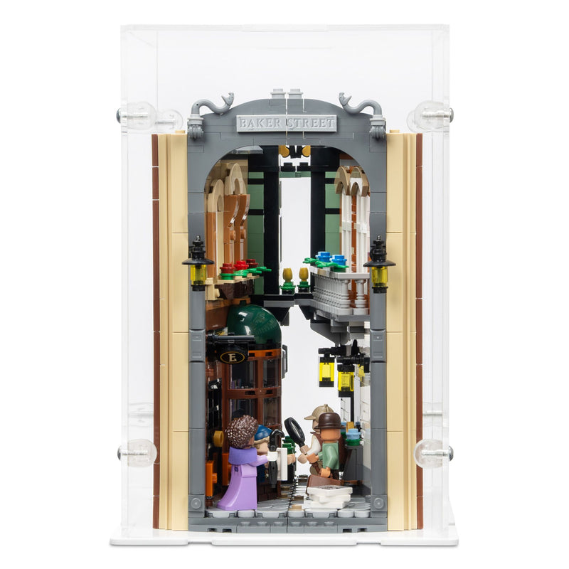 Sherlock Holmes: Book Nook Display Case for LEGO 10351 (Closed)