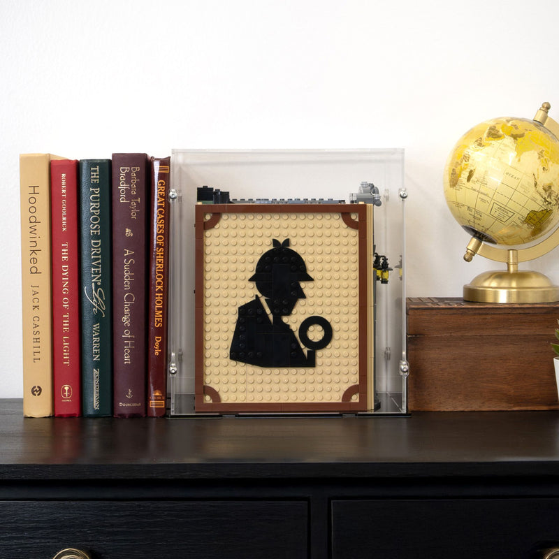 Sherlock Holmes: Book Nook Display Case for LEGO 10351 (Closed)