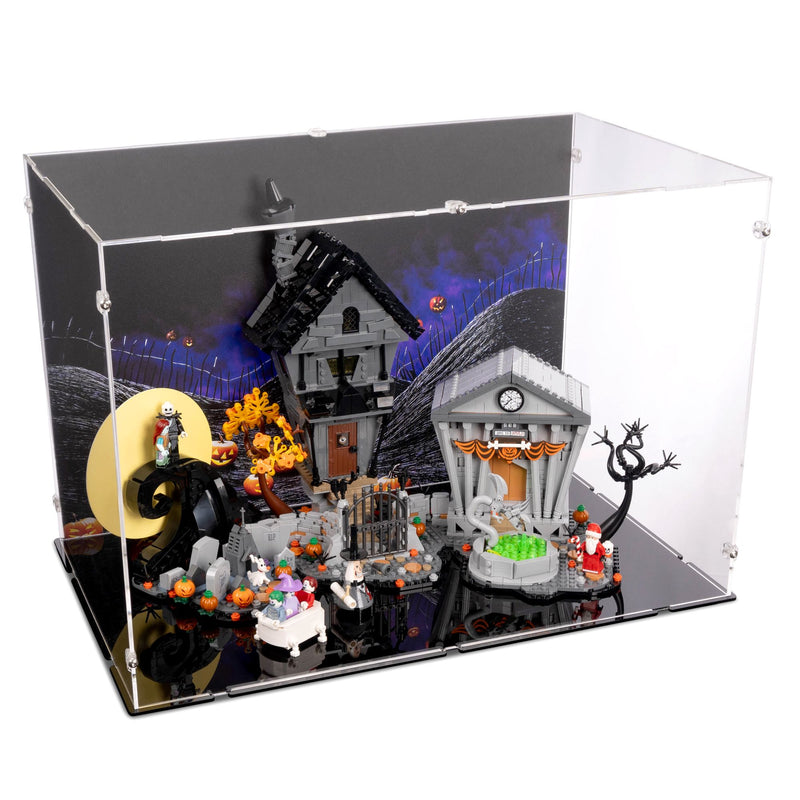 Tim Burton's The Nightmare Before Christmas Display Case for LEGO 21351