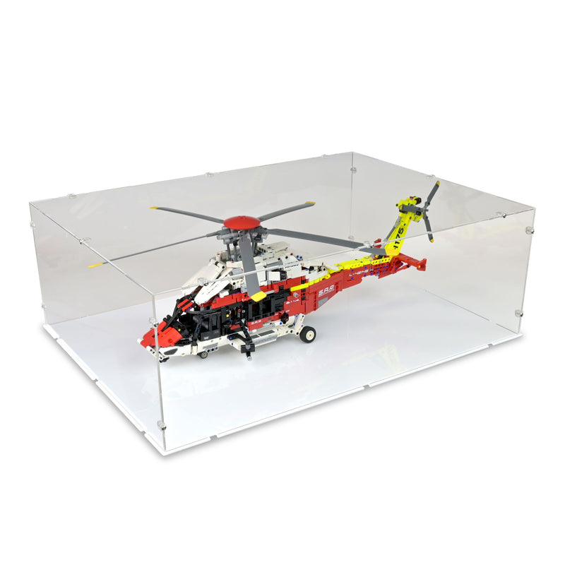 Airbus H175 Rescue Helicopter Display Case for LEGO 42145