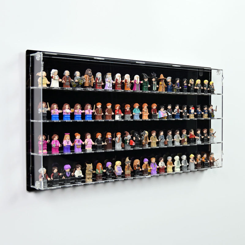 80 LEGO Minifigures Wall Display Case