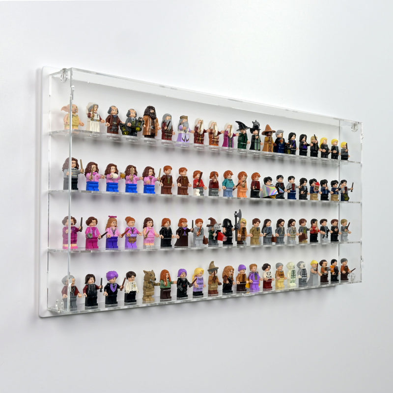 80 LEGO Minifigures Wall Display Case