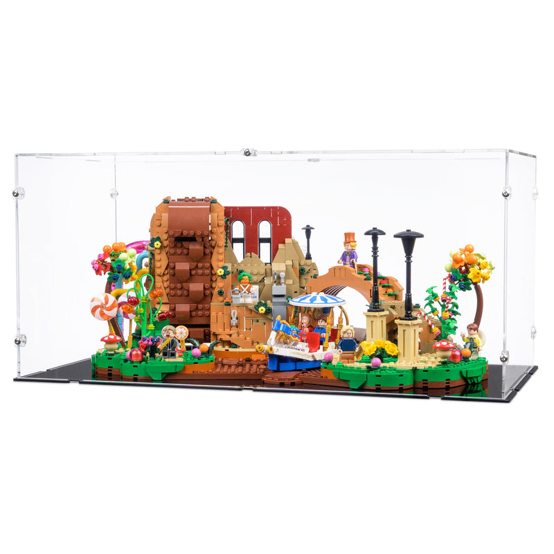 Willy Wonka and the Chocolate Factory Display Case for LEGO 21360
