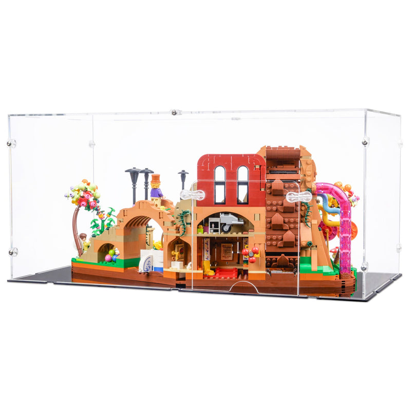 Willy Wonka and the Chocolate Factory Display Case for LEGO 21360