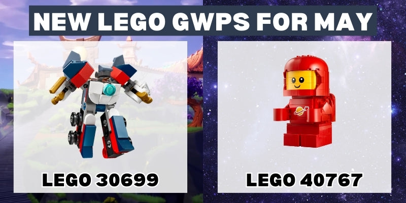lego, gift with purchase, gwp, ninjago, astronaut, free gift, may