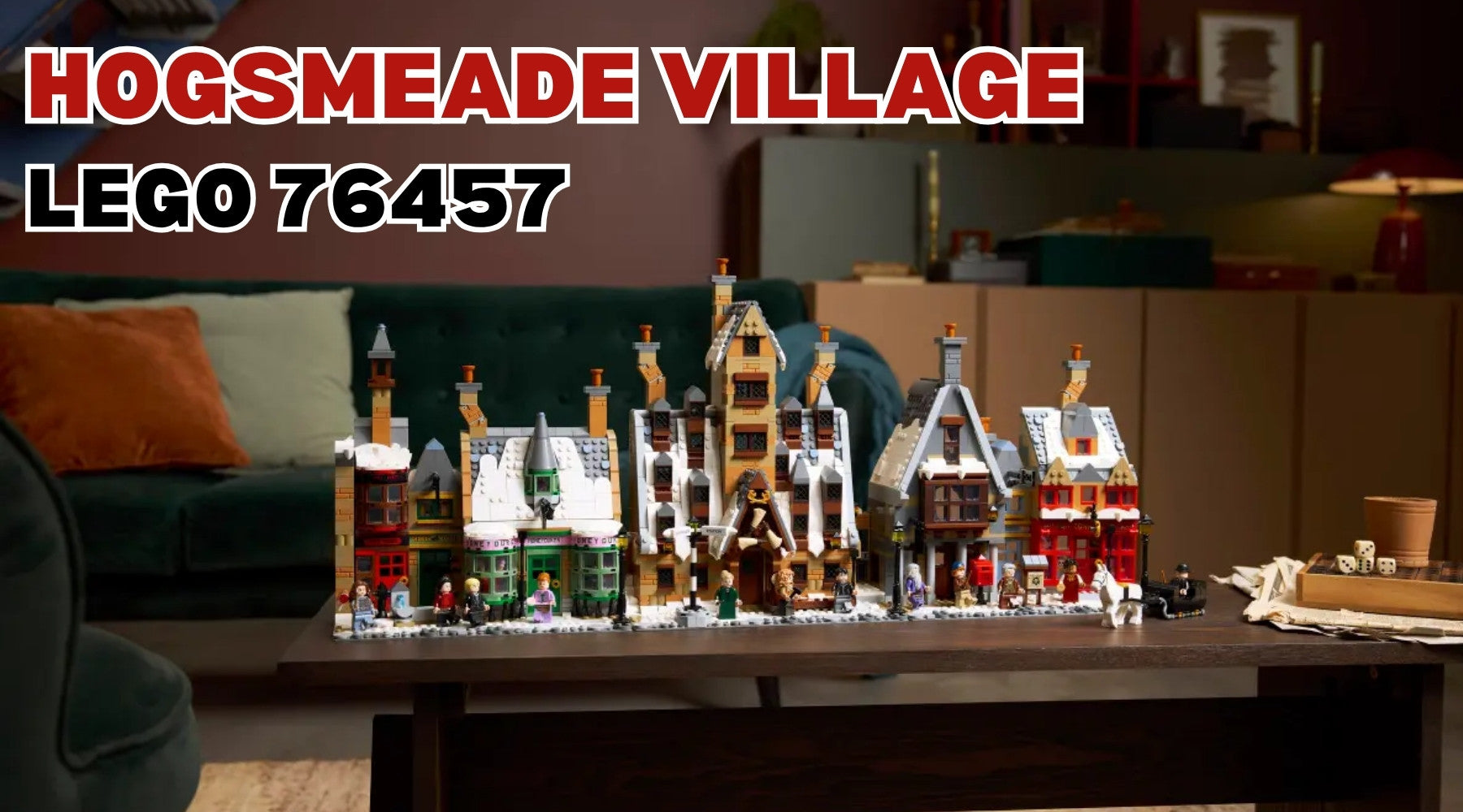 LEGO Reveal Harry Potter Hogsmeade Village Collectors' Edition