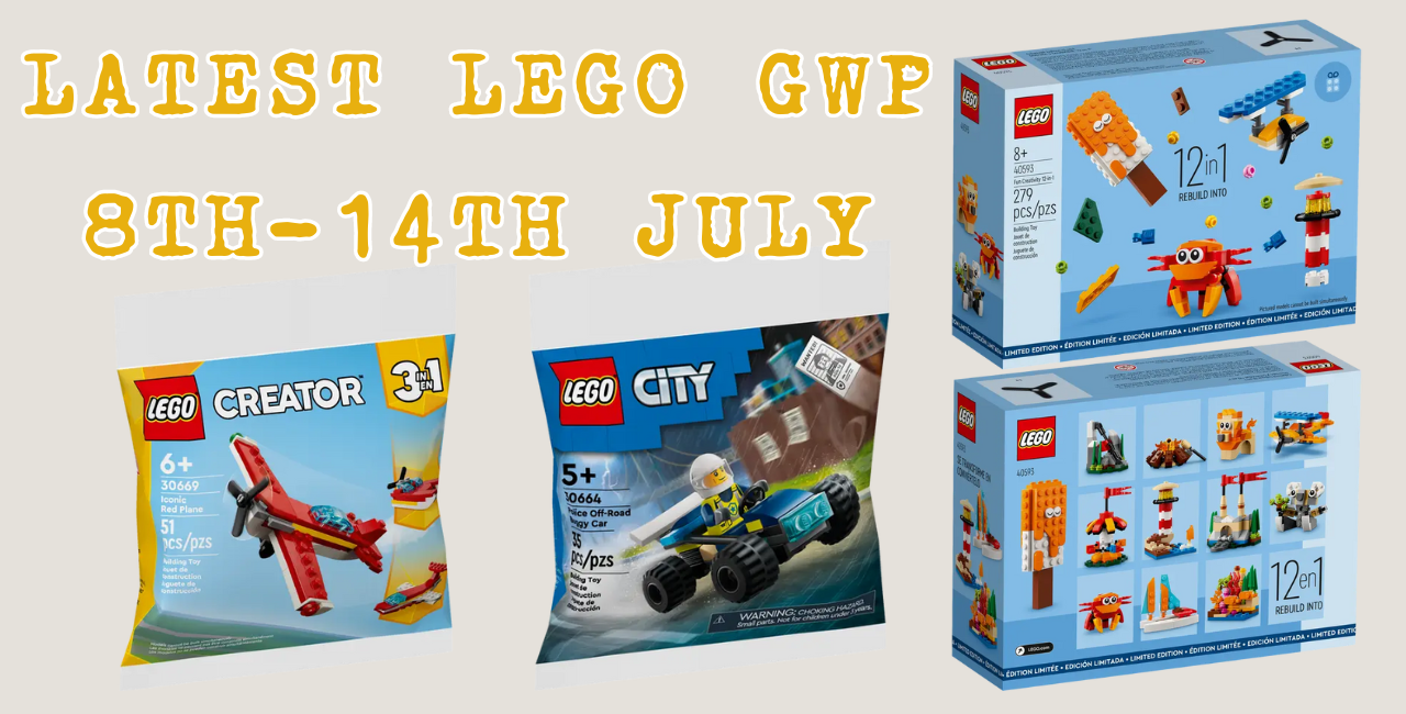 Latest July LEGO Gift With Purchase (GWP)