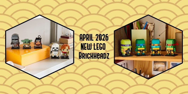 NEW LEGO BrickHeadz April 2026: TMNT and Mandalorian