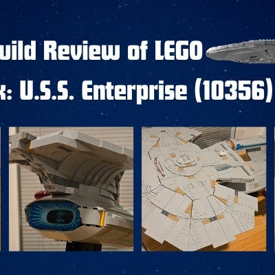Build Review of LEGO Icons Star Trek: U.S.S. Enterprise NCC-1701-D (10356)