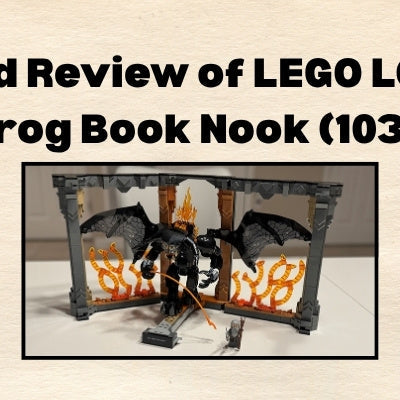 Build Review of LEGO Icons: The Lord of the Rings: Balrog Book Nook (10367)