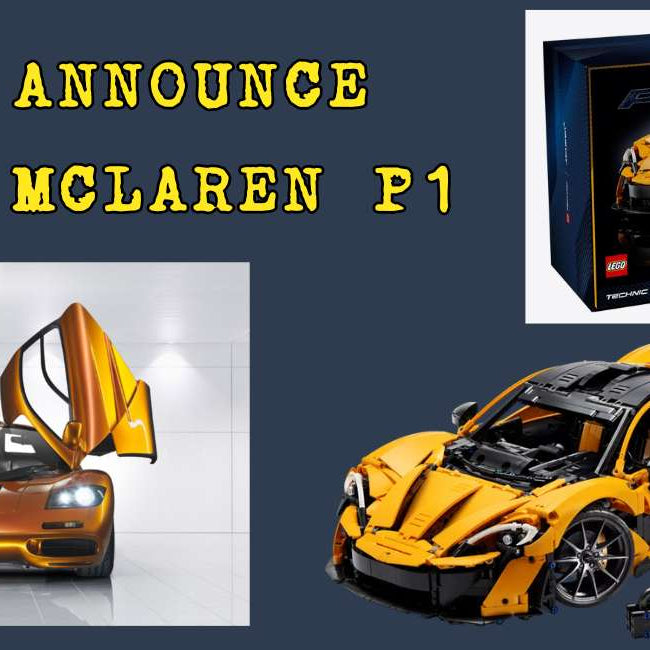 Latest LEGO Technic McLaren P1 Announced for August 2024