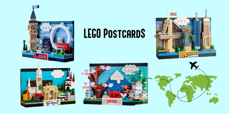 LEGO Postcards sets: The perfect souvenir ideas while travelling this summer!
