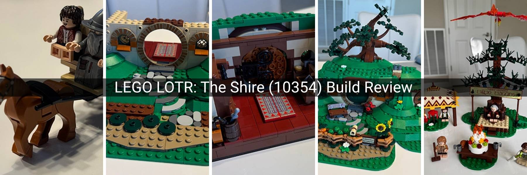 Build Review of LEGO LOTR The Shire (10354) and Preview of LEGO LOTR Minas Tirith (11377)