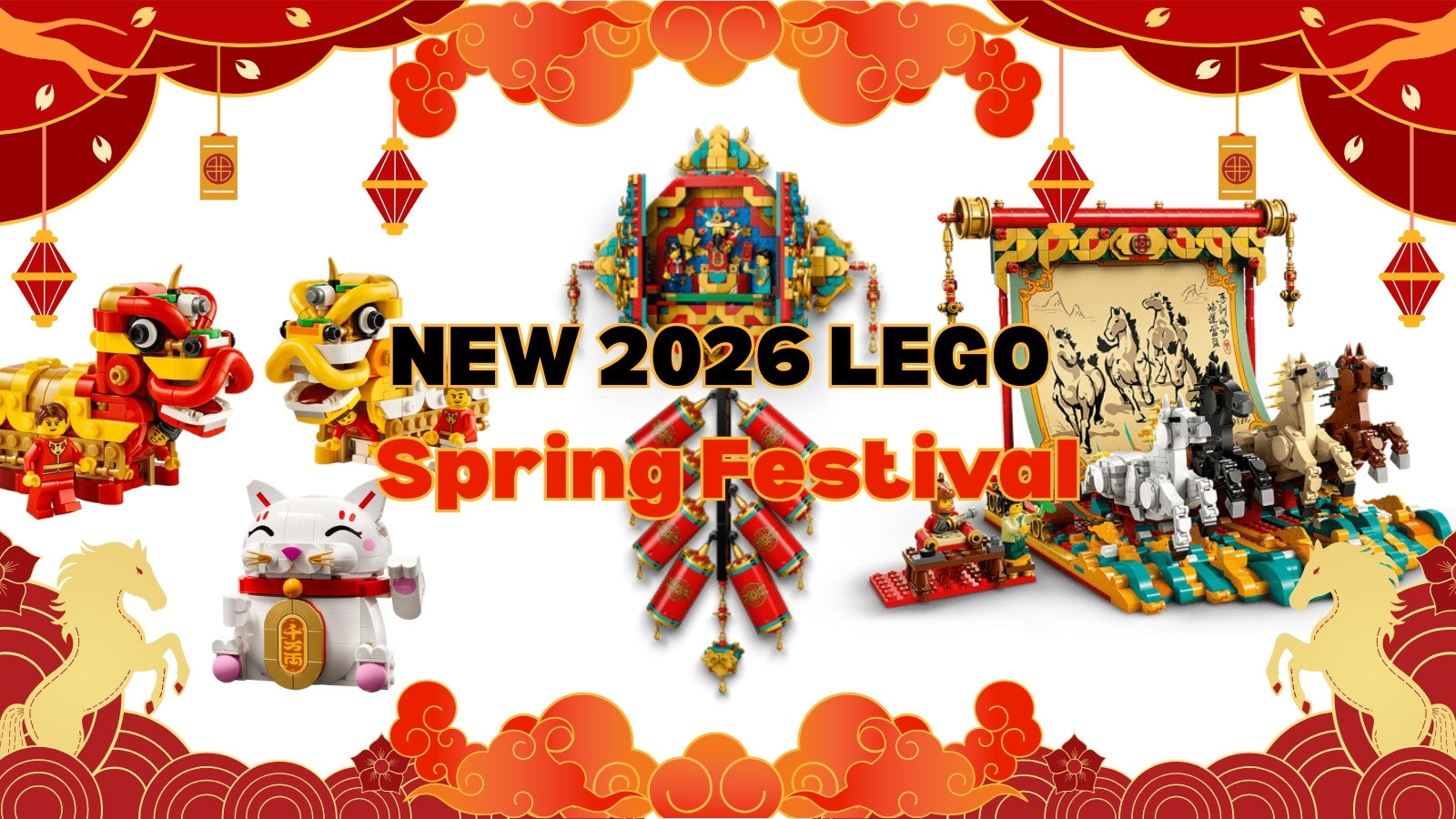 Lego Spring Collection LEGO Spring Festival Year of the Horse 2026 Round-Up | iDisplayit US ...
