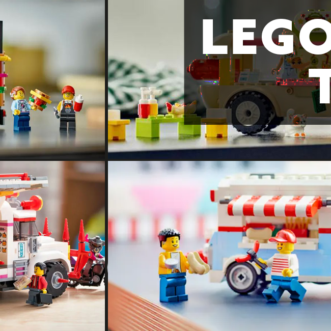 LEGO Food Trucks for Your Brick City