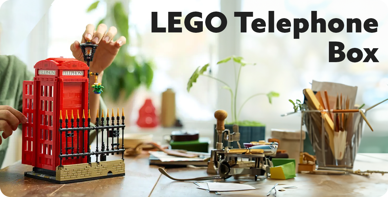 LEGO Reveal "“ IDEAS Red London Telephone Box 21347