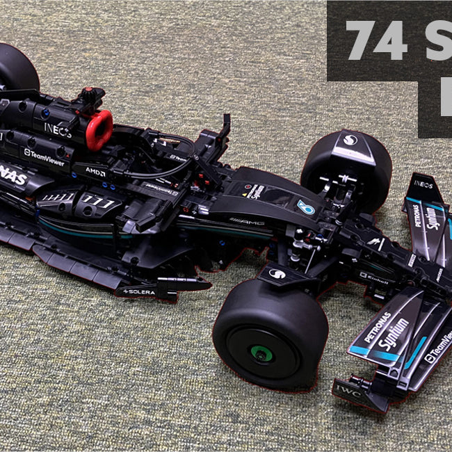 Does The LEGO Technic Mercedes-AMG F1 W14 E Performance 42171 Have the Most Sticker Decals Ever?