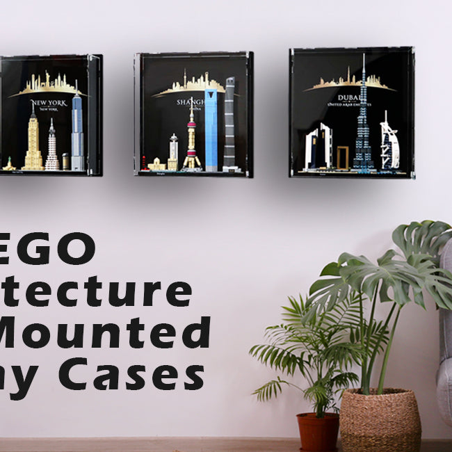 See Our New LEGO Architecture Wall-Mounted Display Case Range