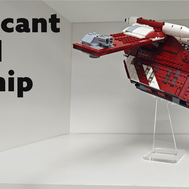 How To Display Your LEGO Coruscant Guard Gunship on A Stand