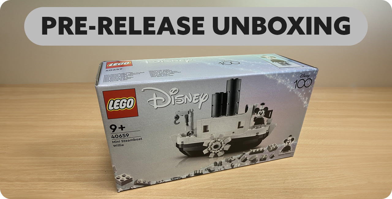 LEGO Unboxing - Mini Steamboat Willie 40659 GWP