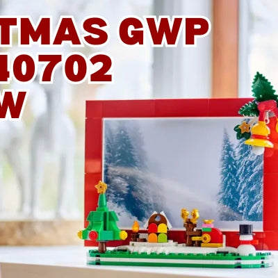 Build Review of LEGO GWP 40702 Christmas Picture Frame