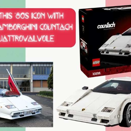 LEGO 10337 Lamborghini Countach 5000 Quattrovalvole - Homage To An 80s Icon