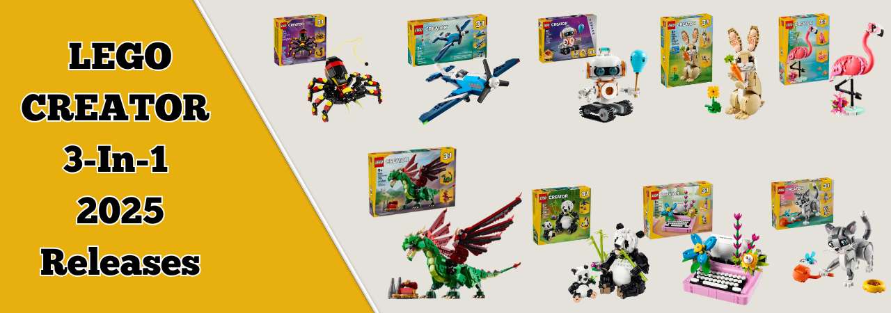Triple The Fun With These LEGO CREATOR 3-in-1 Sets