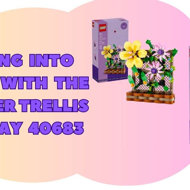 We Take a Look at the April LEGO Gift With Purchases - Flower Trellis Display
