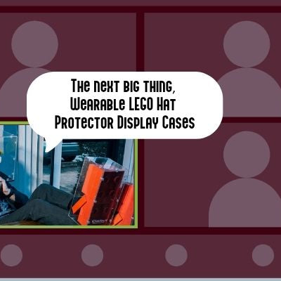 NEW for April: iDisplayit Wearable LEGO Hat Protector Display Case