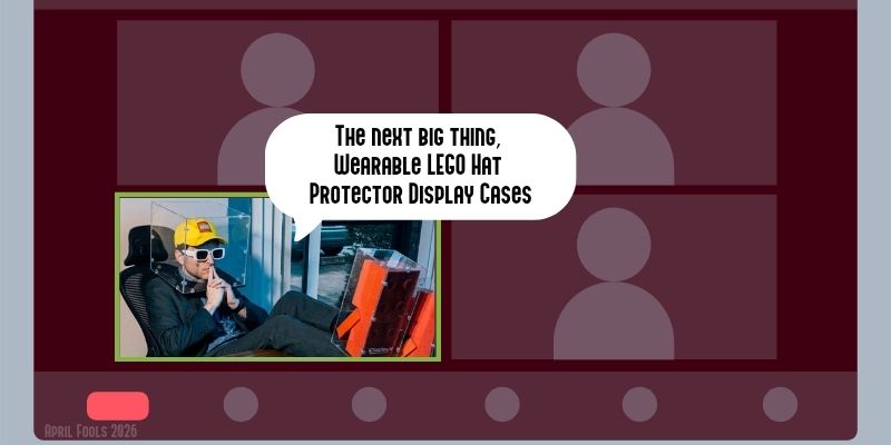 NEW for April: iDisplayit Wearable LEGO Hat Protector Display Case