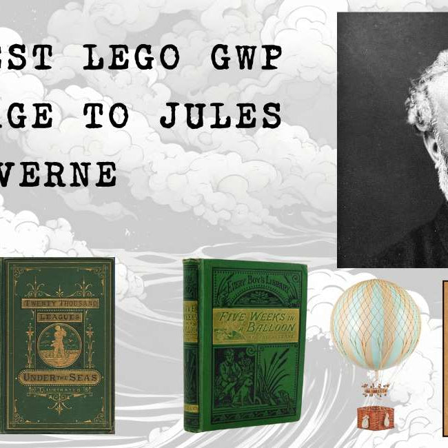 Building The Latest LEGO GWP - Tribute To Jules Verne's Books (40690)