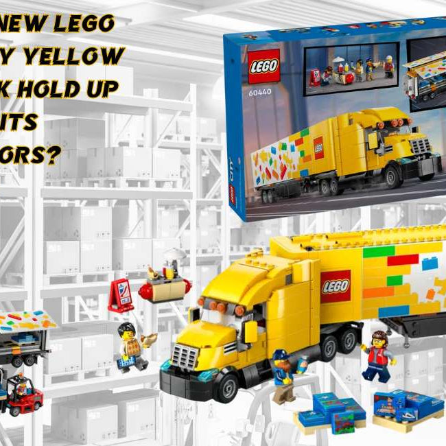 Today We Are Talking Trailers - LEGO 60440 LEGO City Yellow Delivery Truck