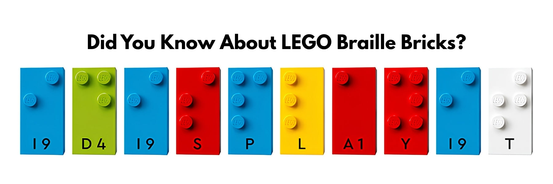 Did You Know About LEGO Braille Bricks?