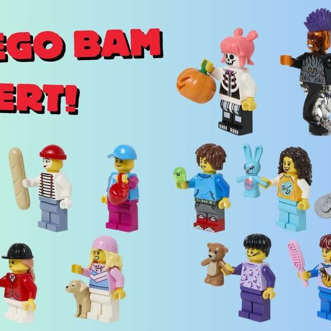 Latest LEGO Build A Minifigure Characters (BAM) - September 2024