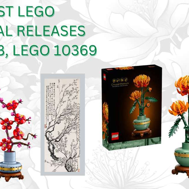 Blooming Botanicals - Check Out The Two New LEGO Icons Flowers!