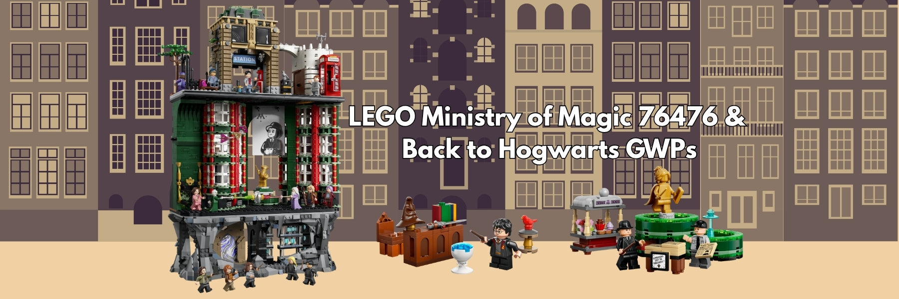 Go Back to Hogwarts with LEGO Harry Potter Ministry of Magic (76476) and 4 Fantastic Freebies