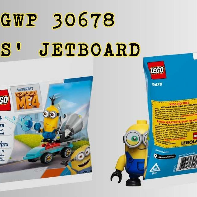 LEGO 30678 Minions' Jetboard GWP Blasting Into Your Basket