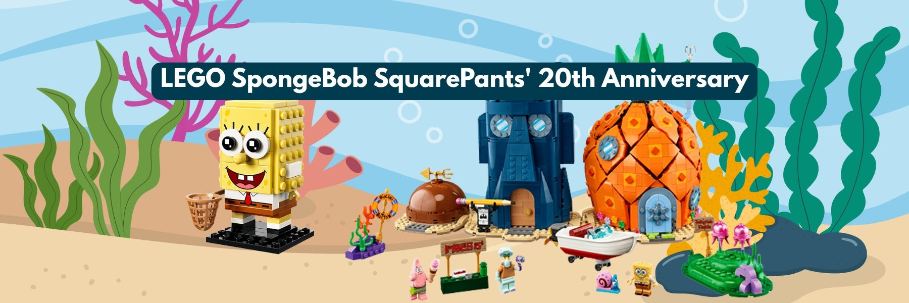 NEW SpongeBob SquarePants LEGO Sets: Go Back to Bikini Bottom