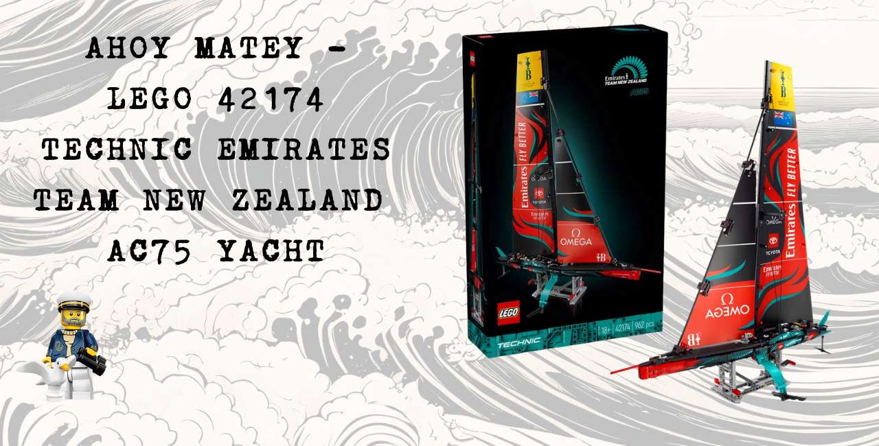 Homage to the America's Cup - LEGO 42174 Technic Emirates Team New Zealand AC75 Yacht