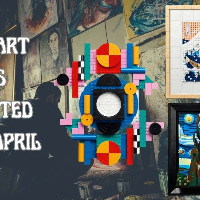 Celebrating World Art Day by Looking At Current LEGO Art Sets