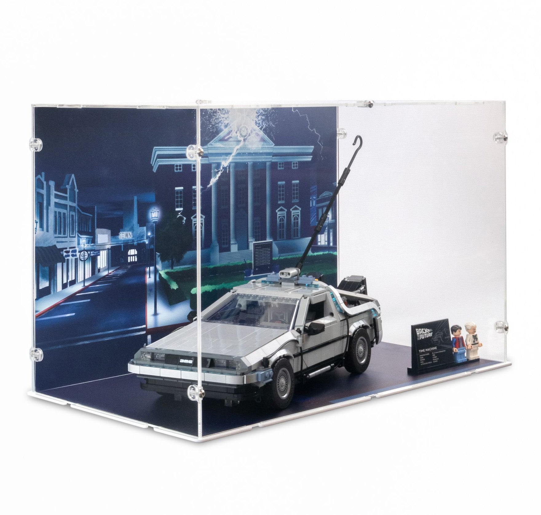ケース Display Case for (10300) LEGO® Back to the Future Time Machine