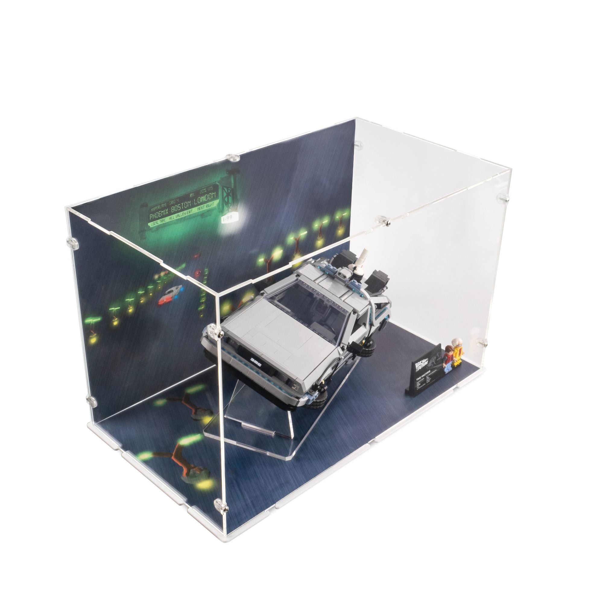 ケース Display Case for LEGO® Back to the Future Time Machine (10300