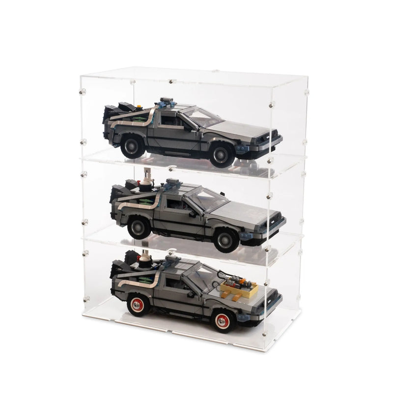 Back to the Future Time Machine Small Display Case for LEGO 10300